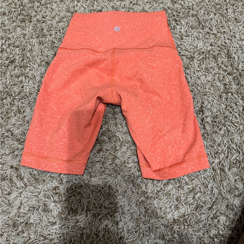 Lululemon biker shorts, Sz 0